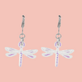 Sparx Dragonfly Huggie Hoop Earrings