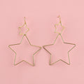 Star Crossed Earrings (Gold)